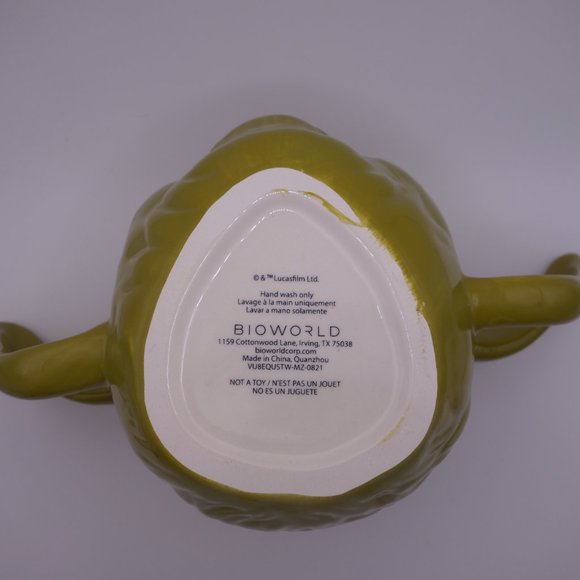Bioword Disney Lucas Films Star Wars Yoda Sculpted Ceramic Mug 16oz New in Box - Picture 9 of 15
